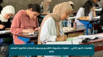 تظلمات الدور الثاني.. خطوات وشروط التقديم ورسوم الاعتذار للثانوية العامة 2025